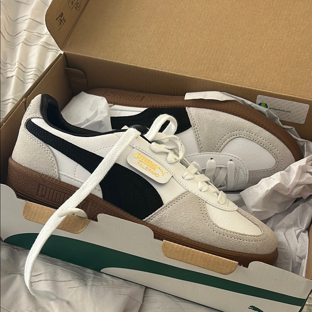 Puma Palermo White Vapor Gray Gum